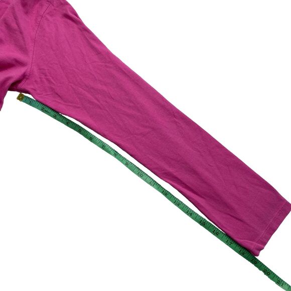 LIFE IS GOOD Flip Out Flip Flops Peony Pink Classic Fit Womens Small Long Sleeve - Picture 10 of 10